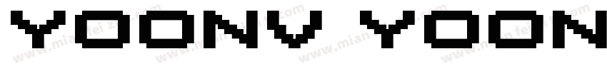 YoonV YoonMyungjo100Std OTF字体转换